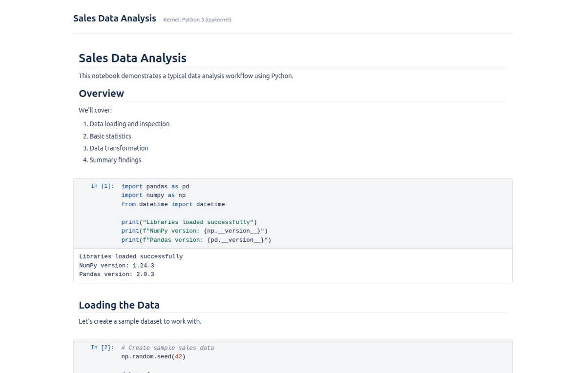 Jupyter Notebook Viewer Screenshot