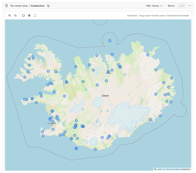 KML Viewer Screenshot