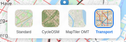 Layer Selection Menu