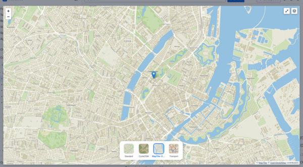 Map in Full Screen Mode