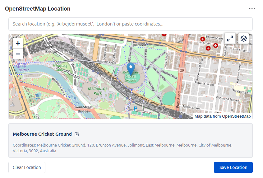 OpenStreetMap Issue Panel